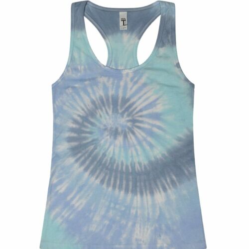Women's Tie-Dyed Racerback Tank Top Thumbnail