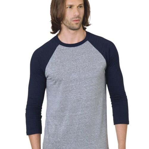 Unisex Triblend Three-Quarter Sleeve Raglan T-Shirt Thumbnail