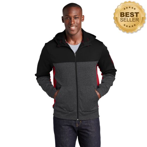 Adult Fleece Colorblock Jacket Thumbnail